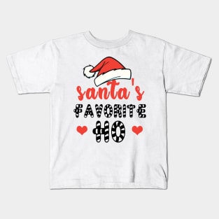 santa favorite ho.santa favorite ho gifts.funny christmas gifts.christmas 2020 gifts Kids T-Shirt